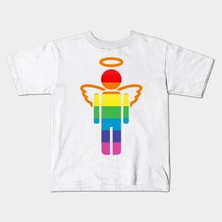 rainbow angel Kids T-Shirt